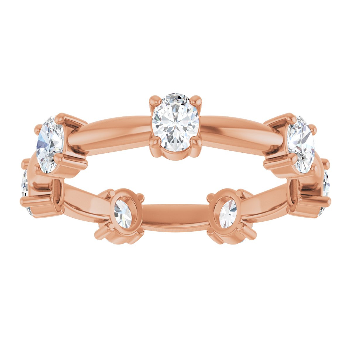 Accented Band - Oval