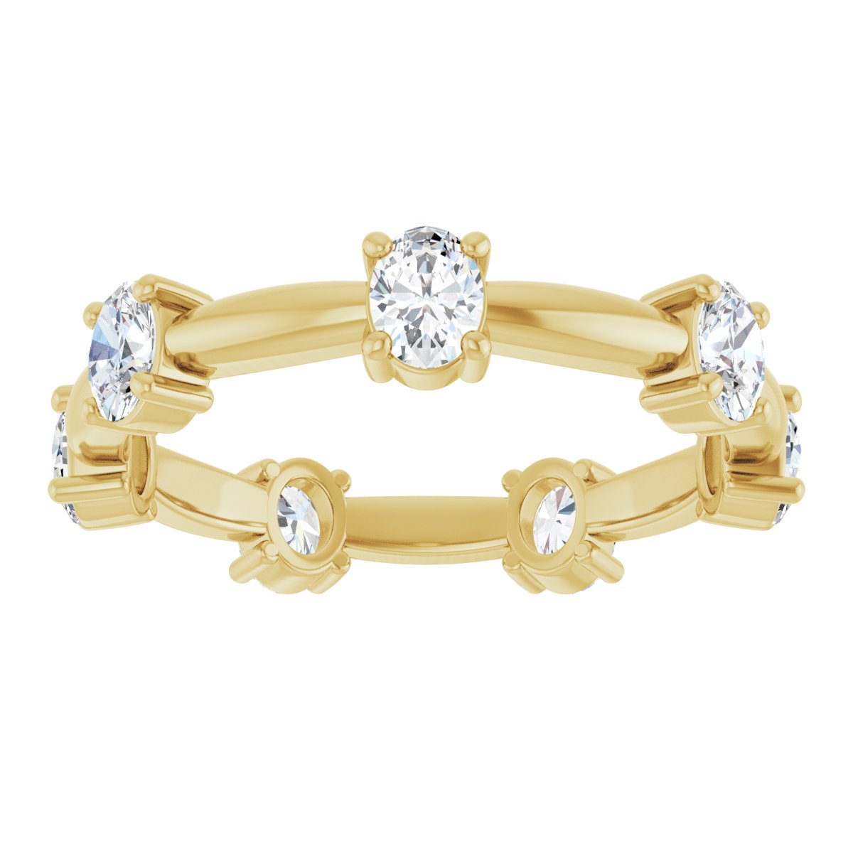 Accented Band - Oval