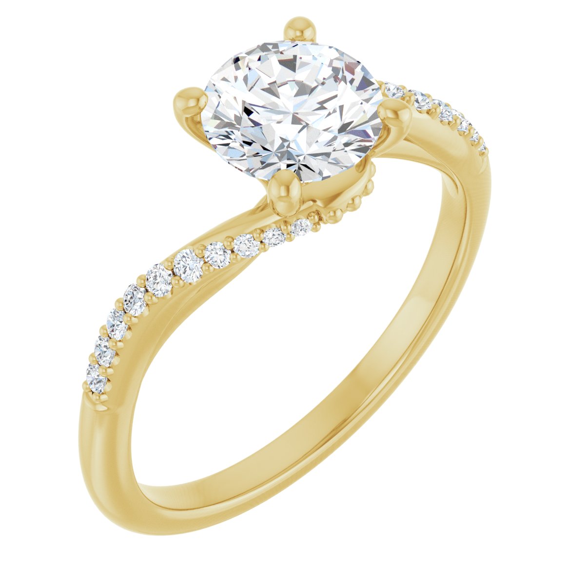 Accented Engagement Ring