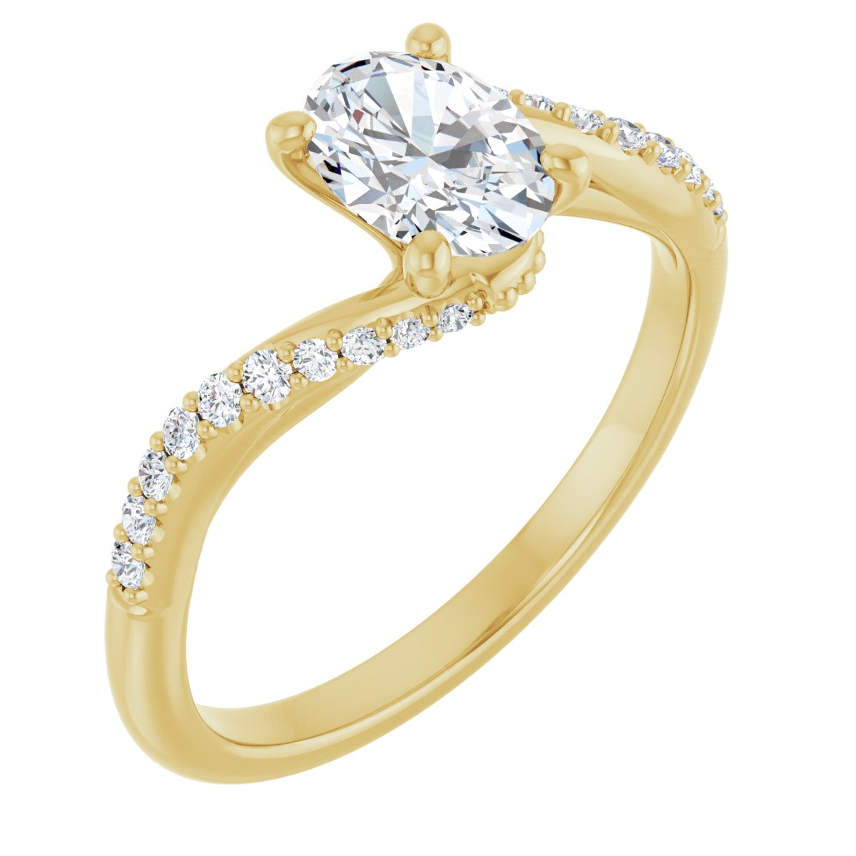 Accented Engagement Ring