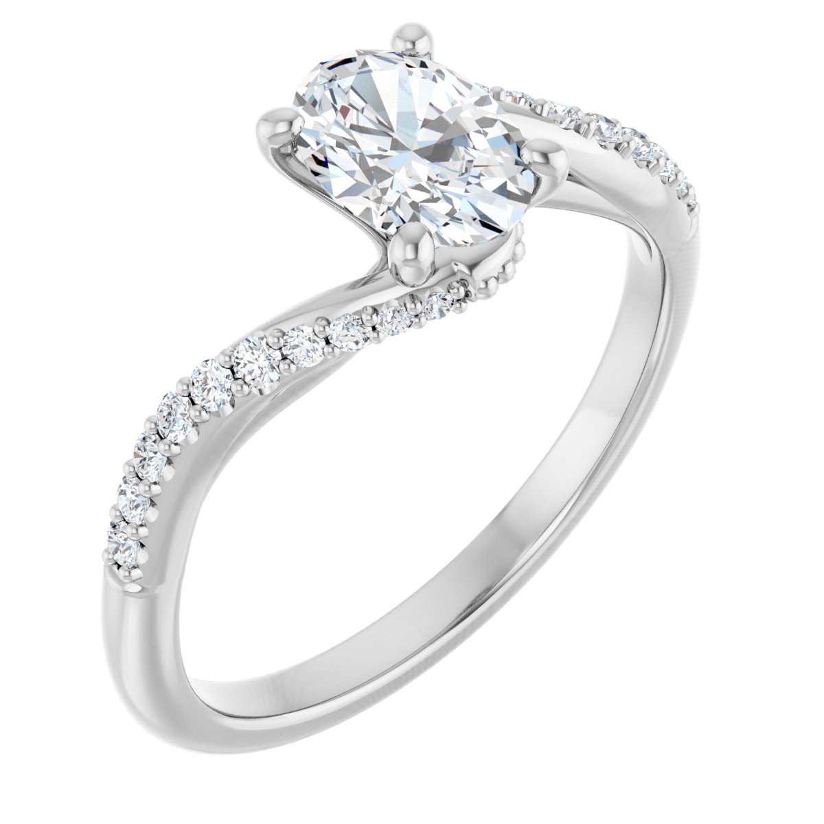Accented Engagement Ring