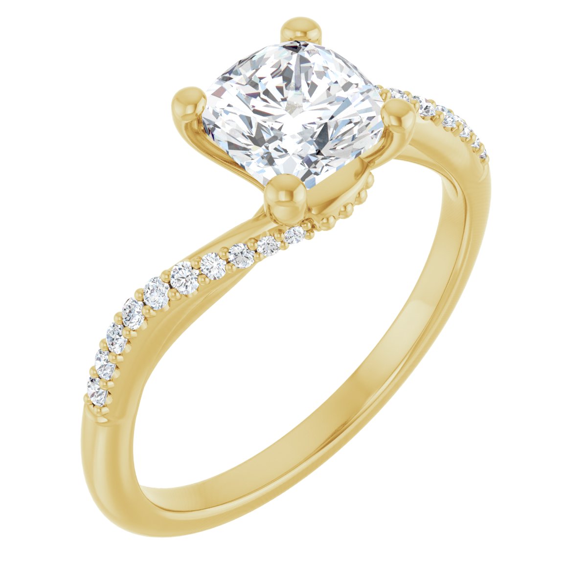 Accented Engagement Ring