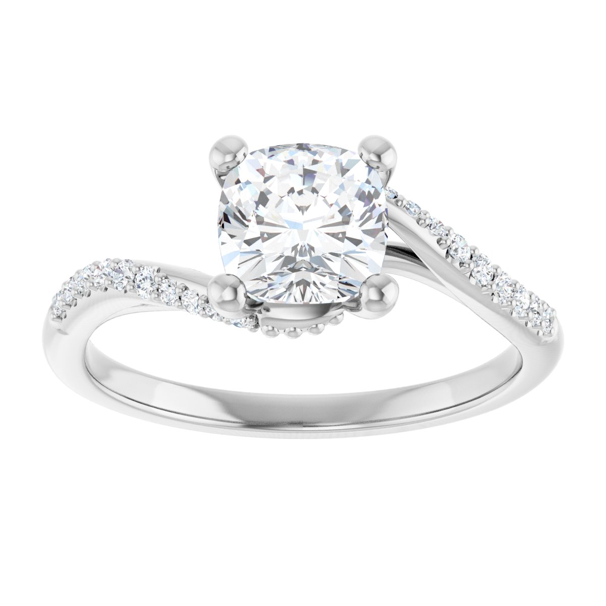 Accented Engagement Ring