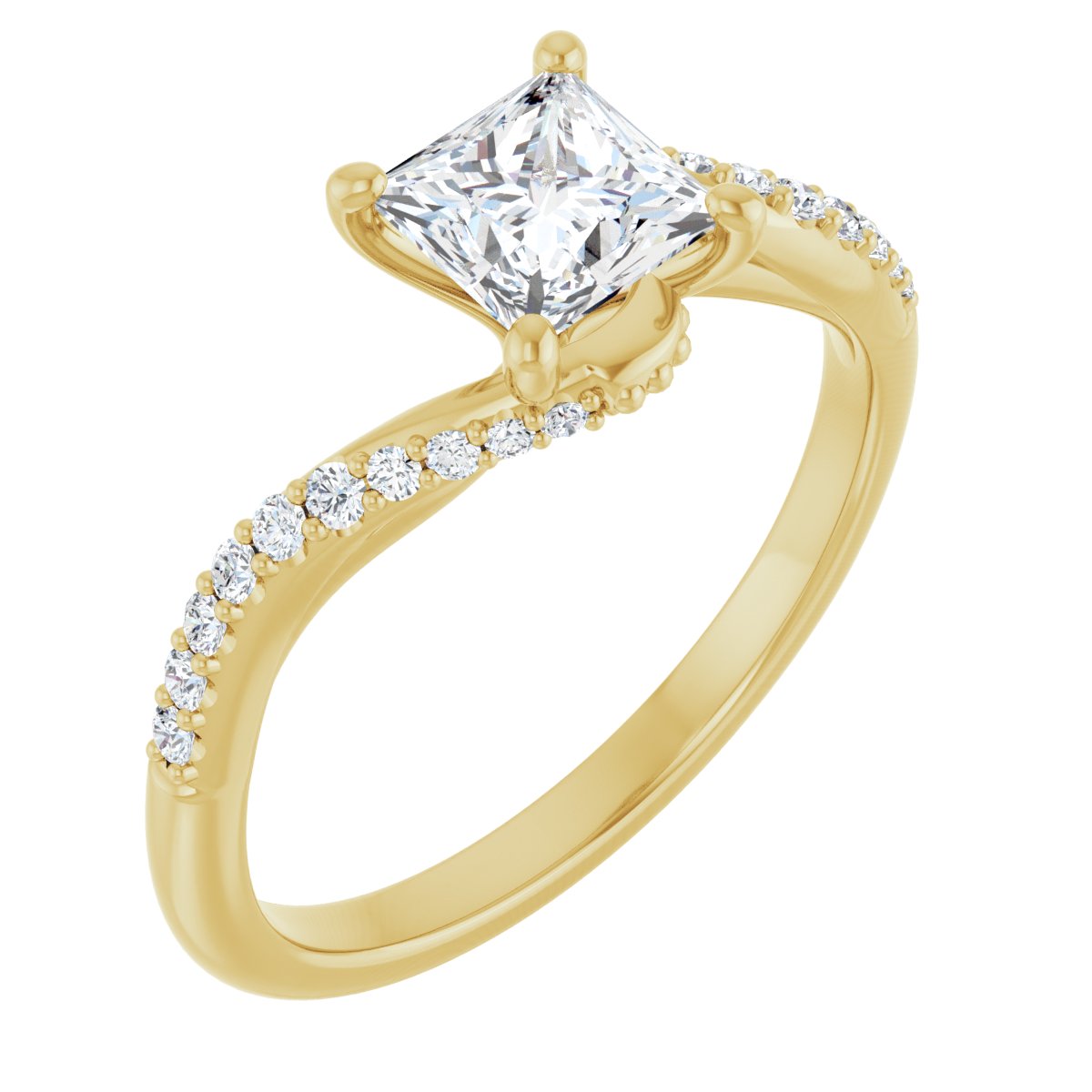 Accented Engagement Ring