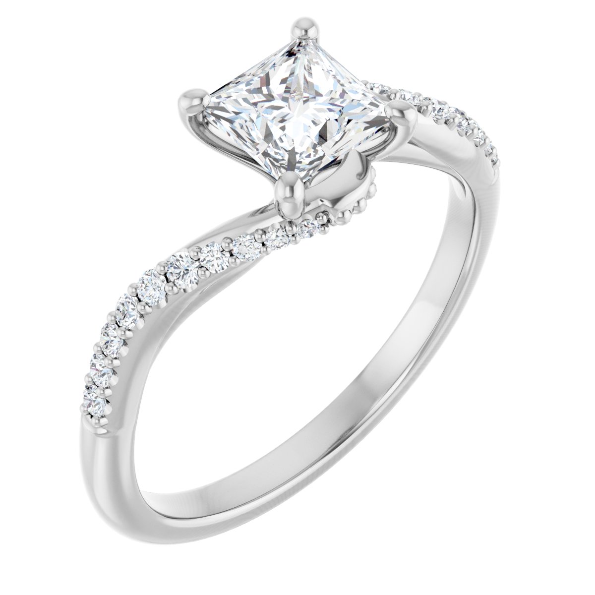 Accented Engagement Ring