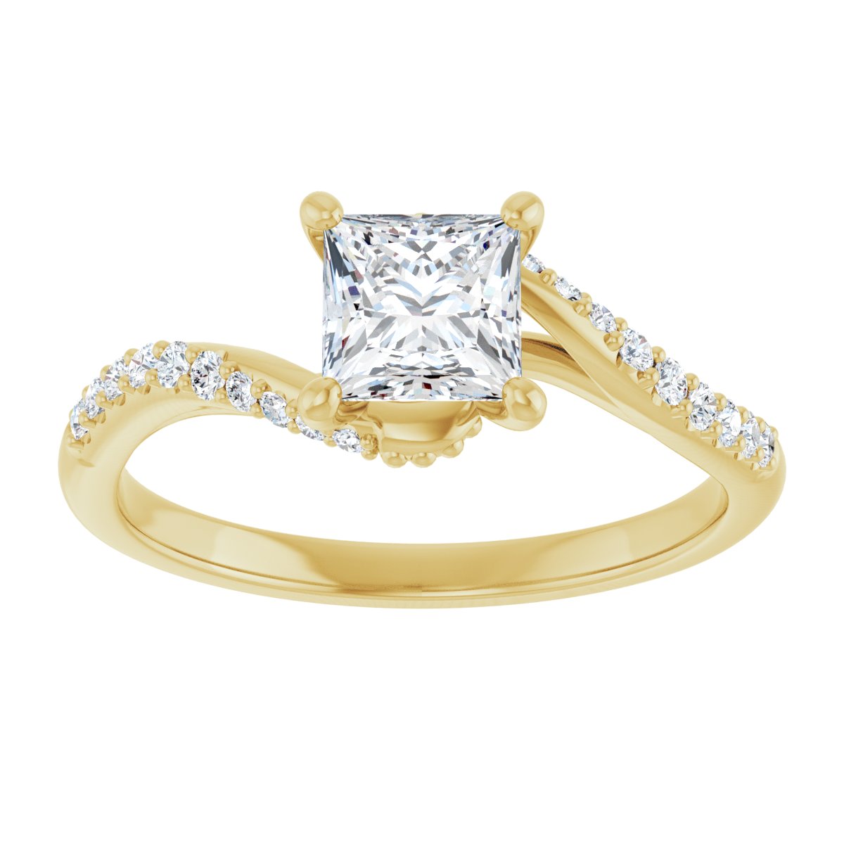 Accented Engagement Ring