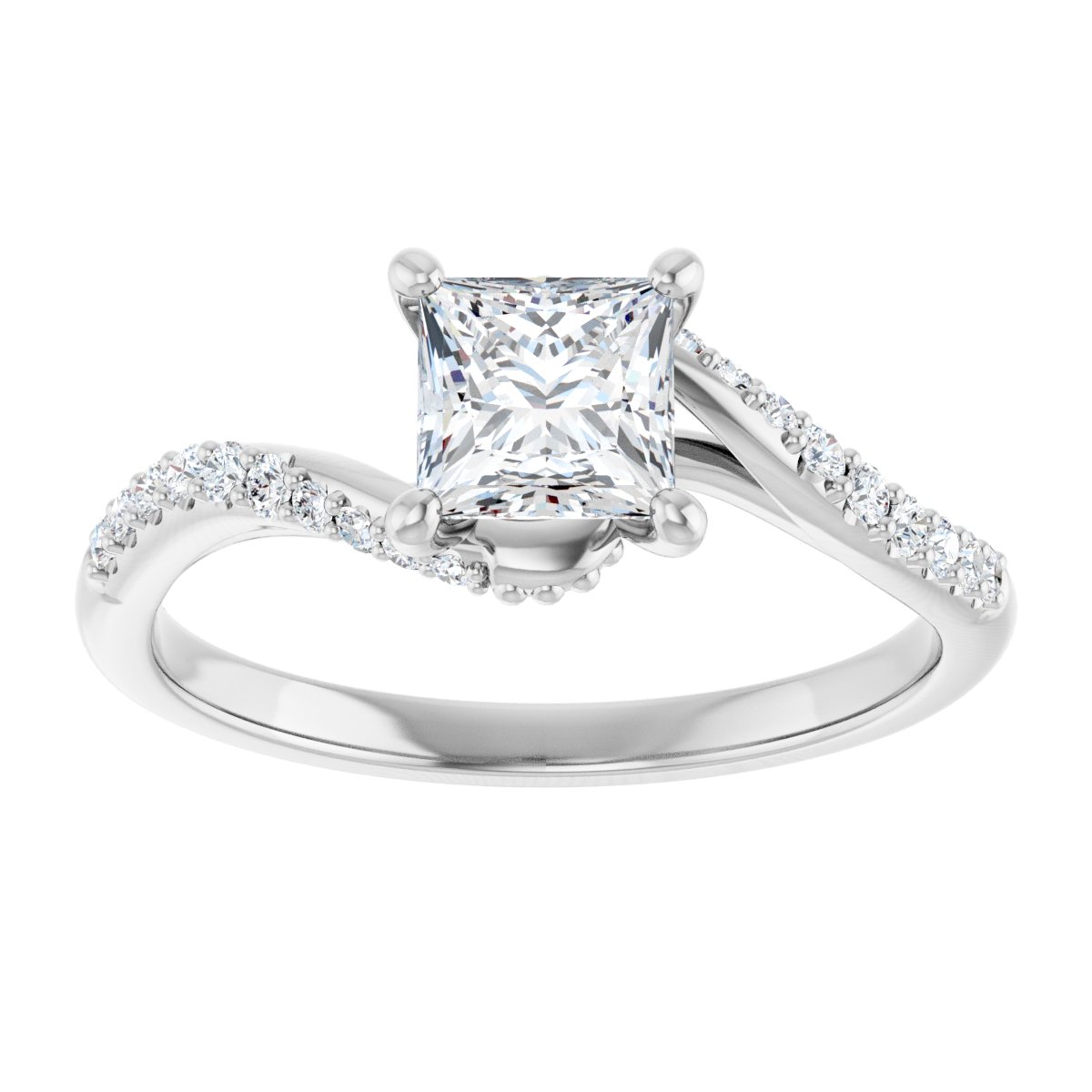 Accented Engagement Ring
