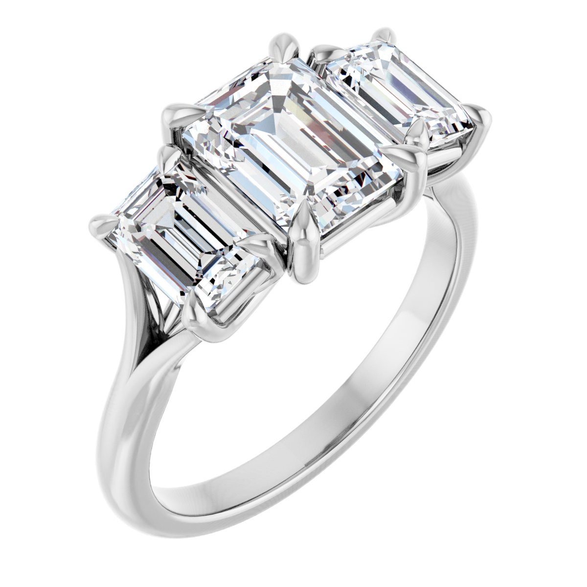 Three-Stone Engagement Ring