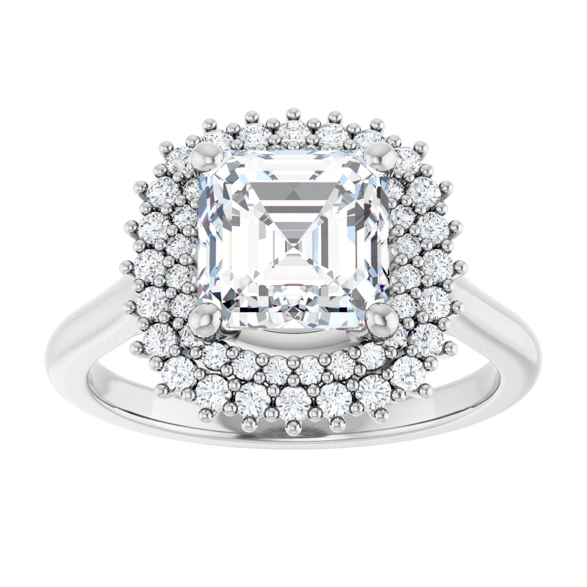 Halo-Style Engagement Ring