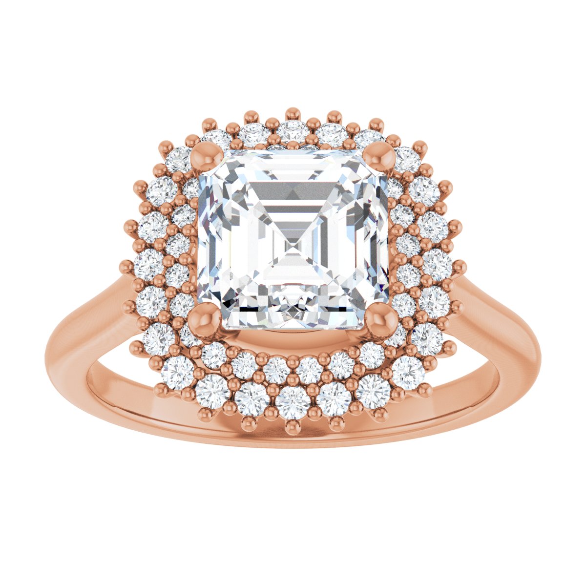 Halo-Style Engagement Ring