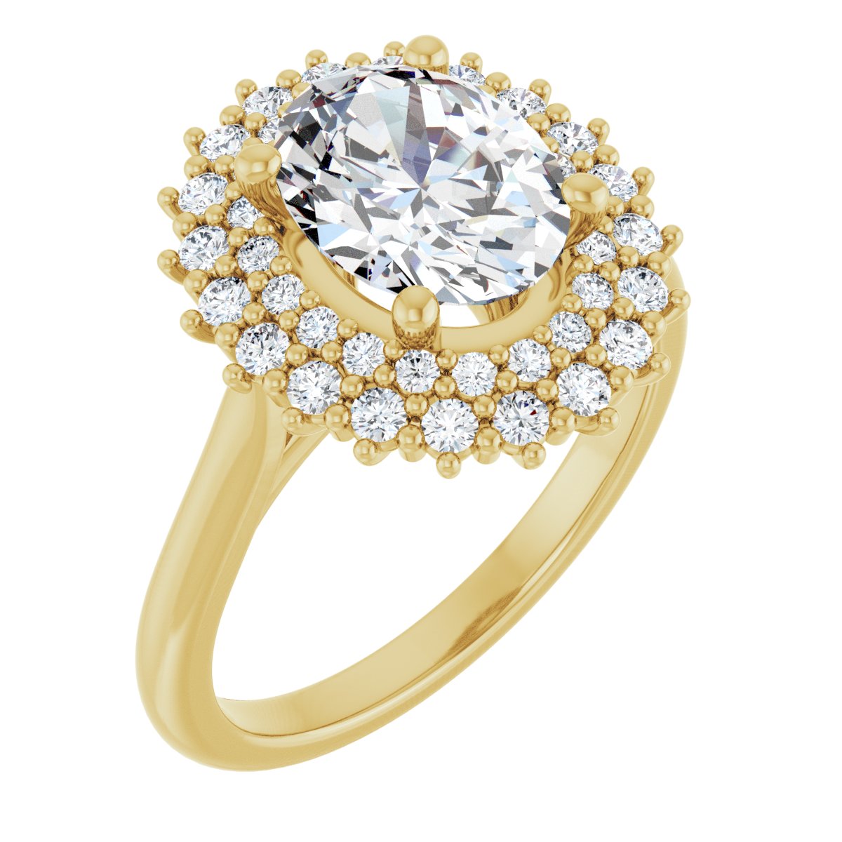 Halo-Style Engagement Ring