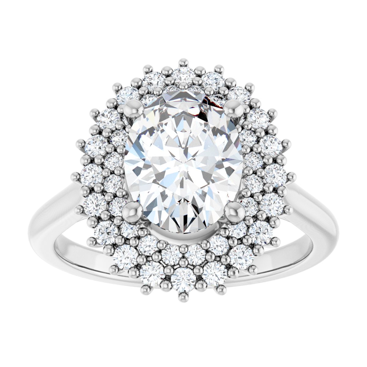 Halo-Style Engagement Ring
