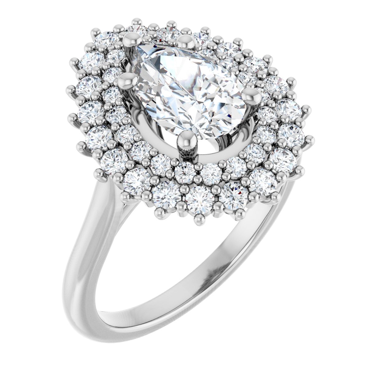 Halo-Style Engagement Ring