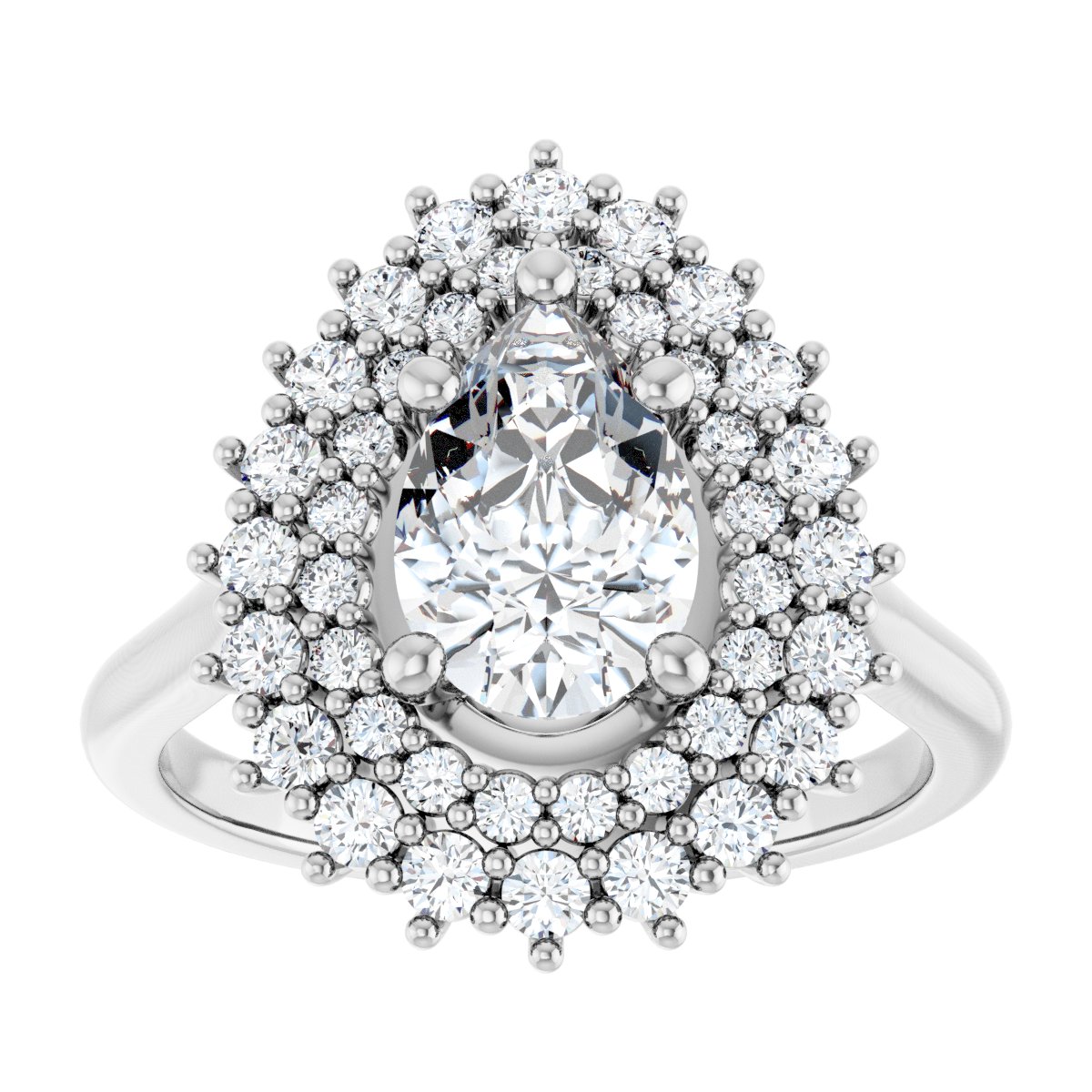 Halo-Style Engagement Ring