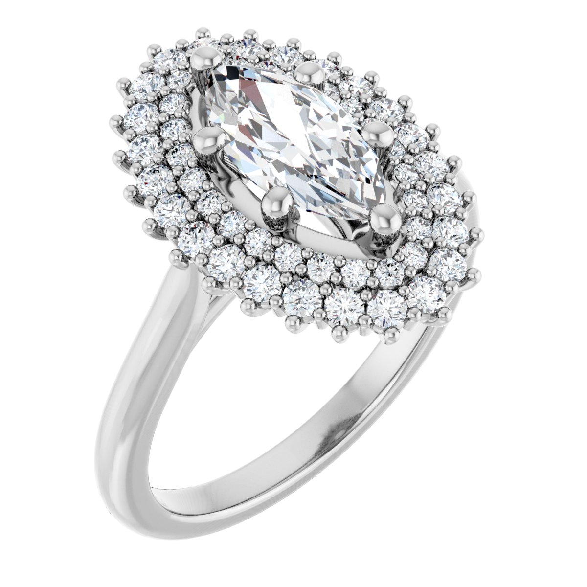 Halo-Style Engagement Ring