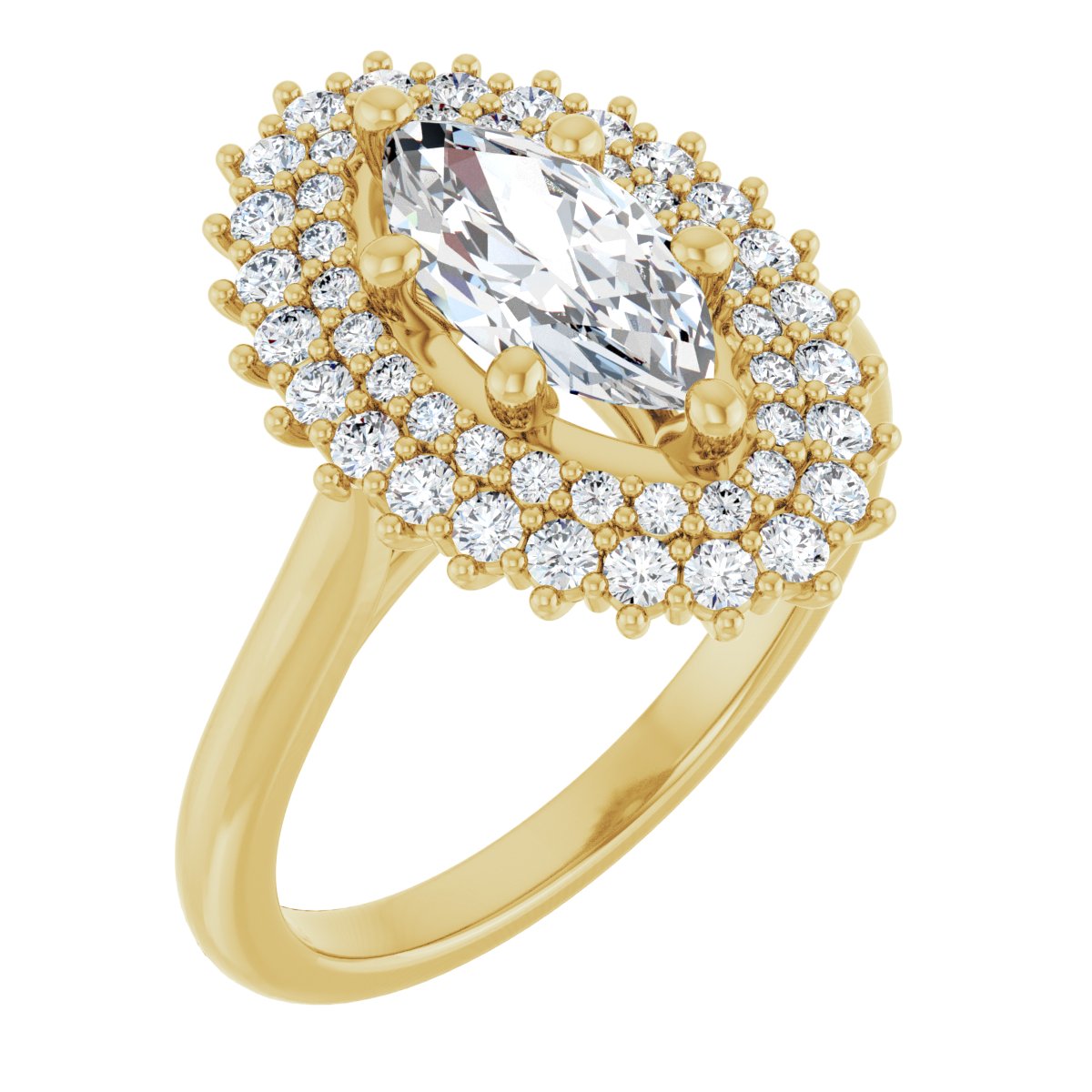 Halo-Style Engagement Ring