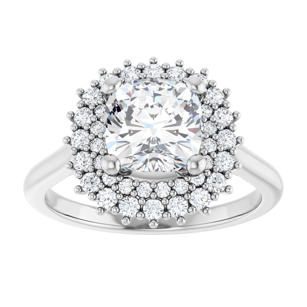 Halo-Style Engagement Ring