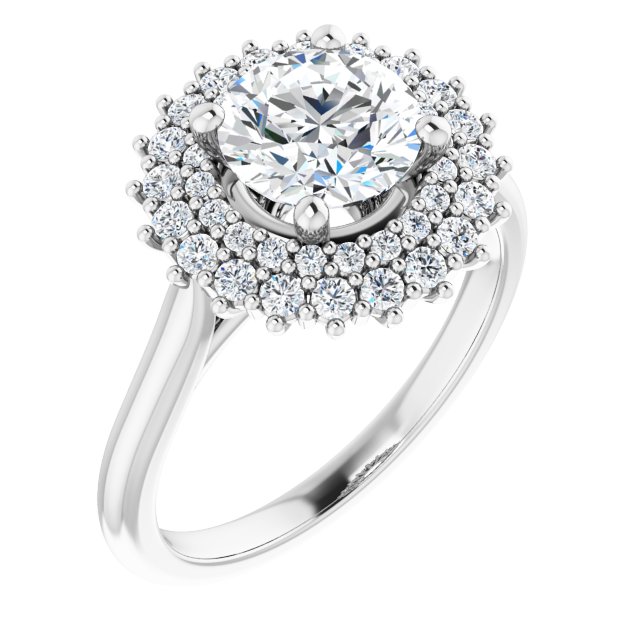 Halo-Style Engagement Ring