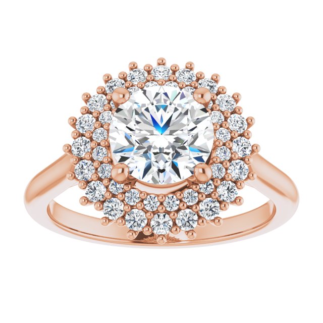 Halo-Style Engagement Ring