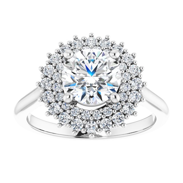 Halo-Style Engagement Ring