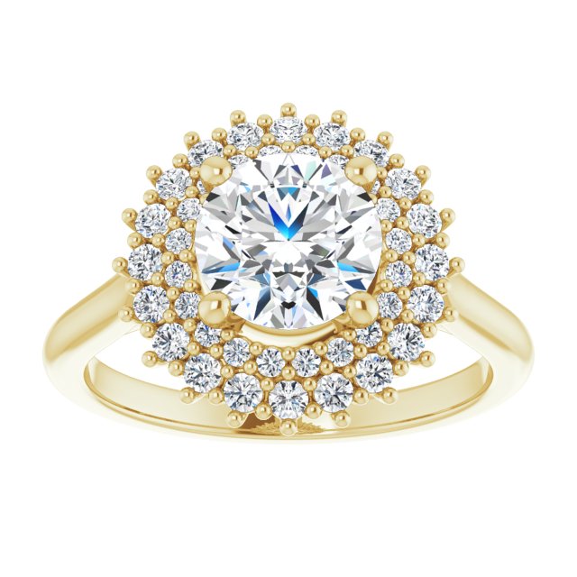Halo-Style Engagement Ring