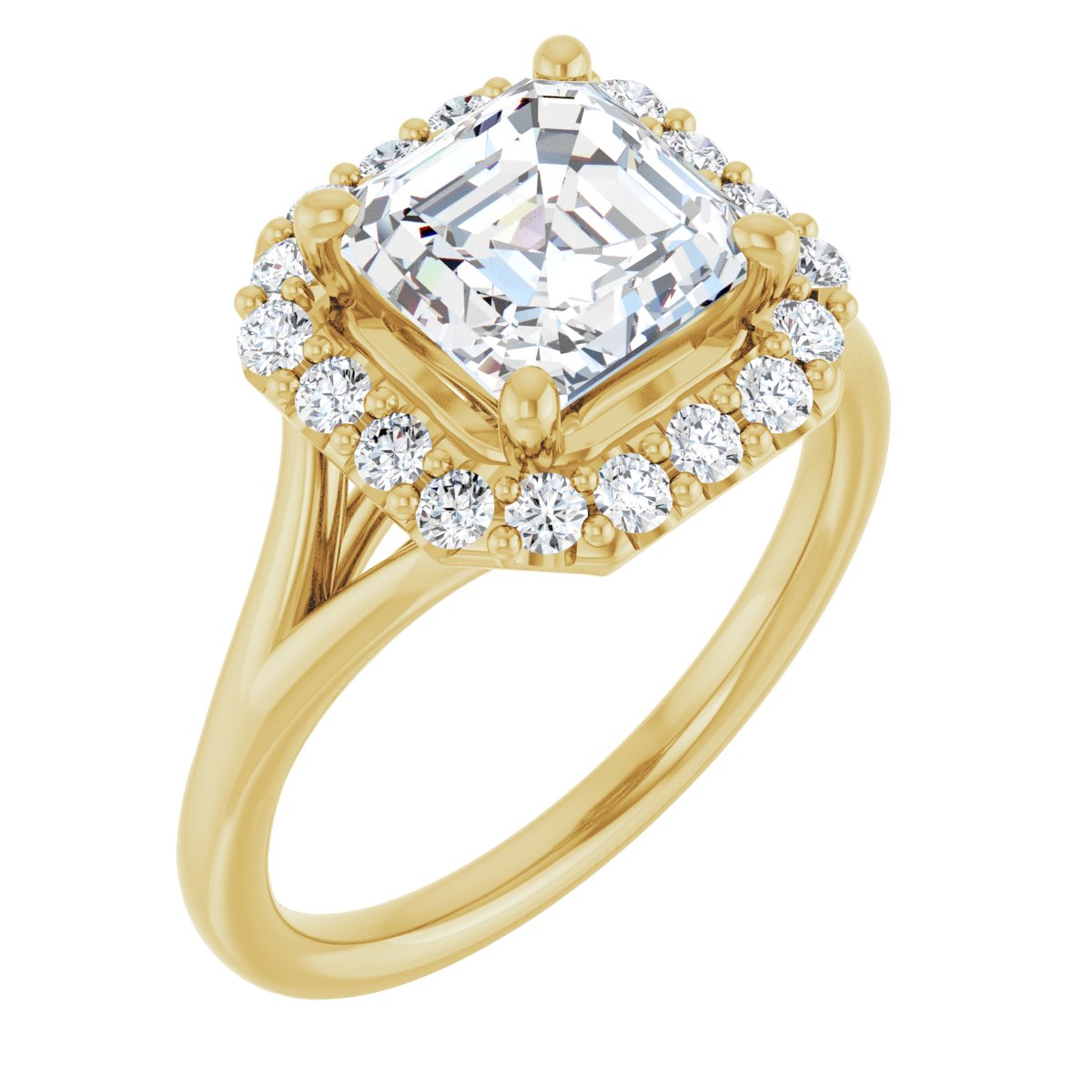 Halo-Style Engagement Ring