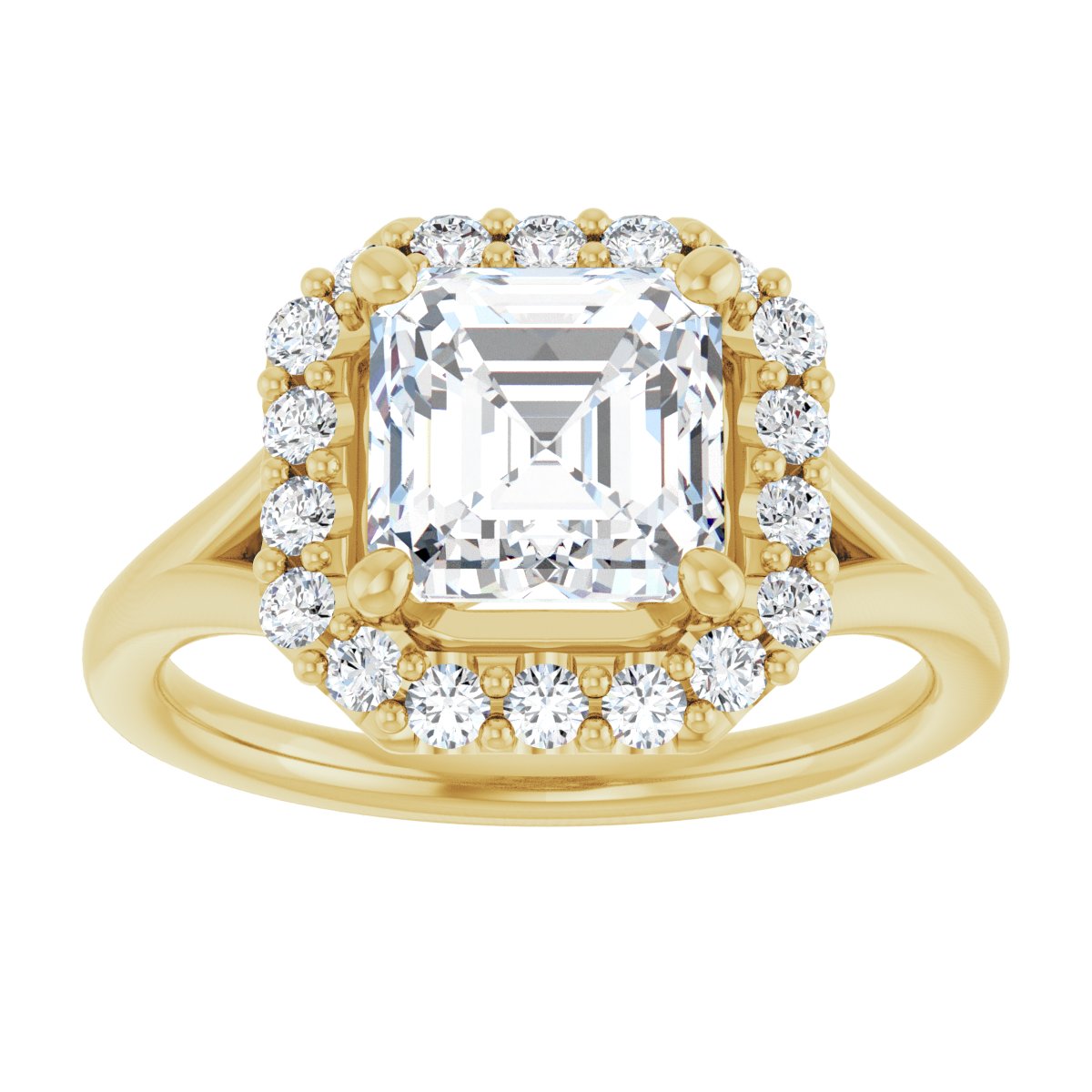 Halo-Style Engagement Ring