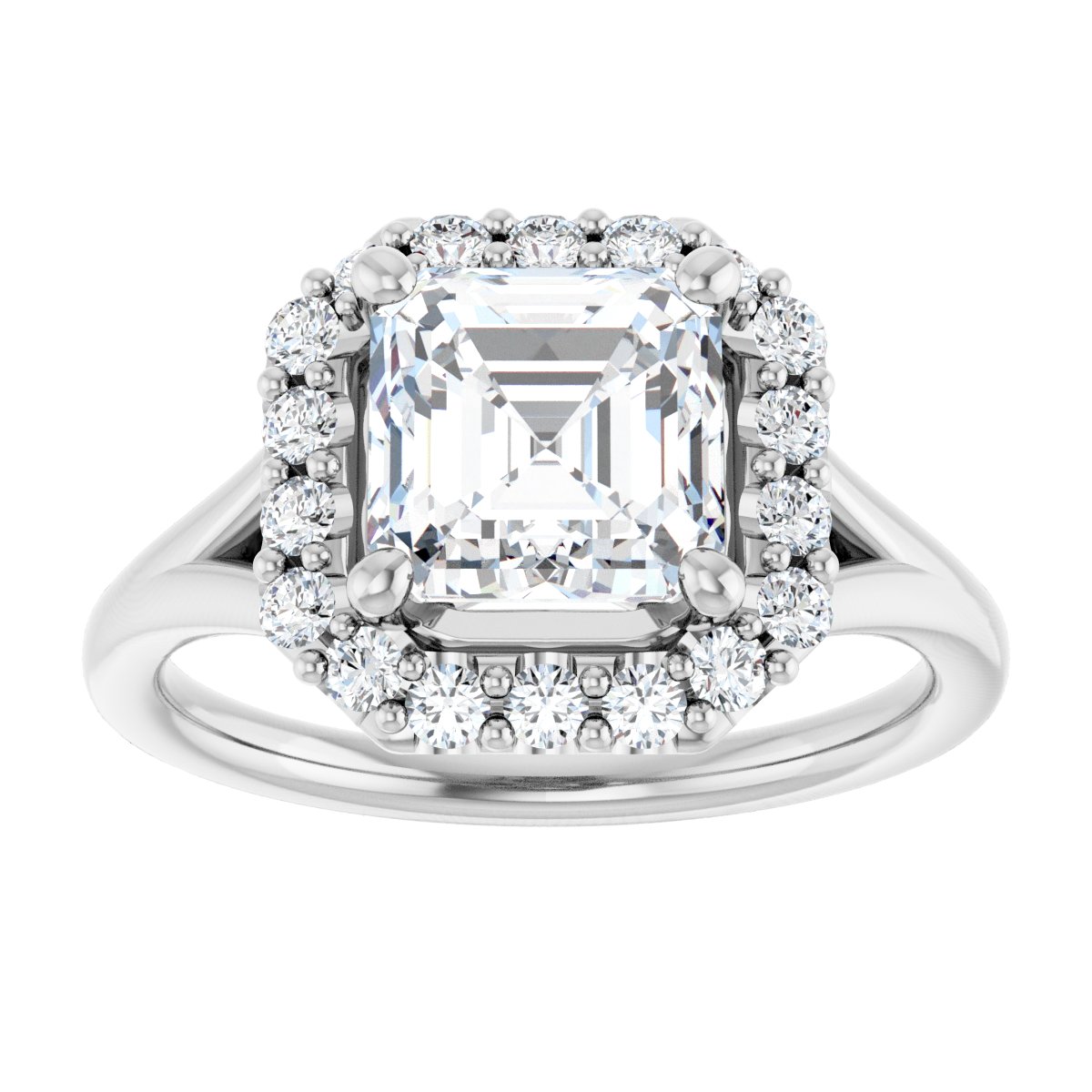 Halo-Style Engagement Ring