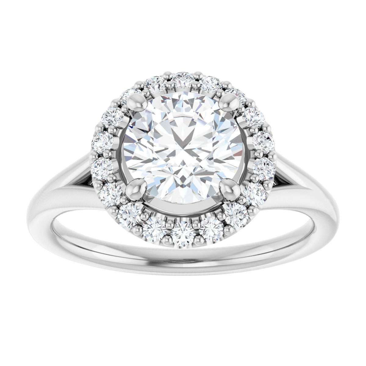 Halo-Style Engagement Ring