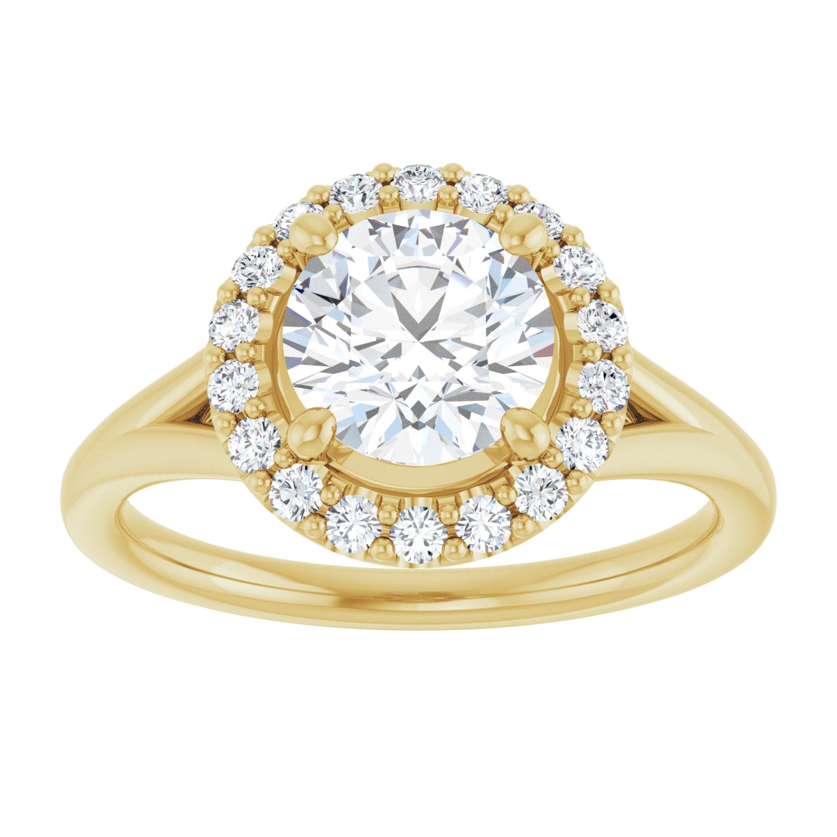 Halo-Style Engagement Ring