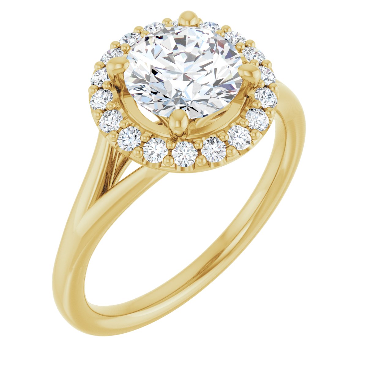 Halo-Style Engagement Ring
