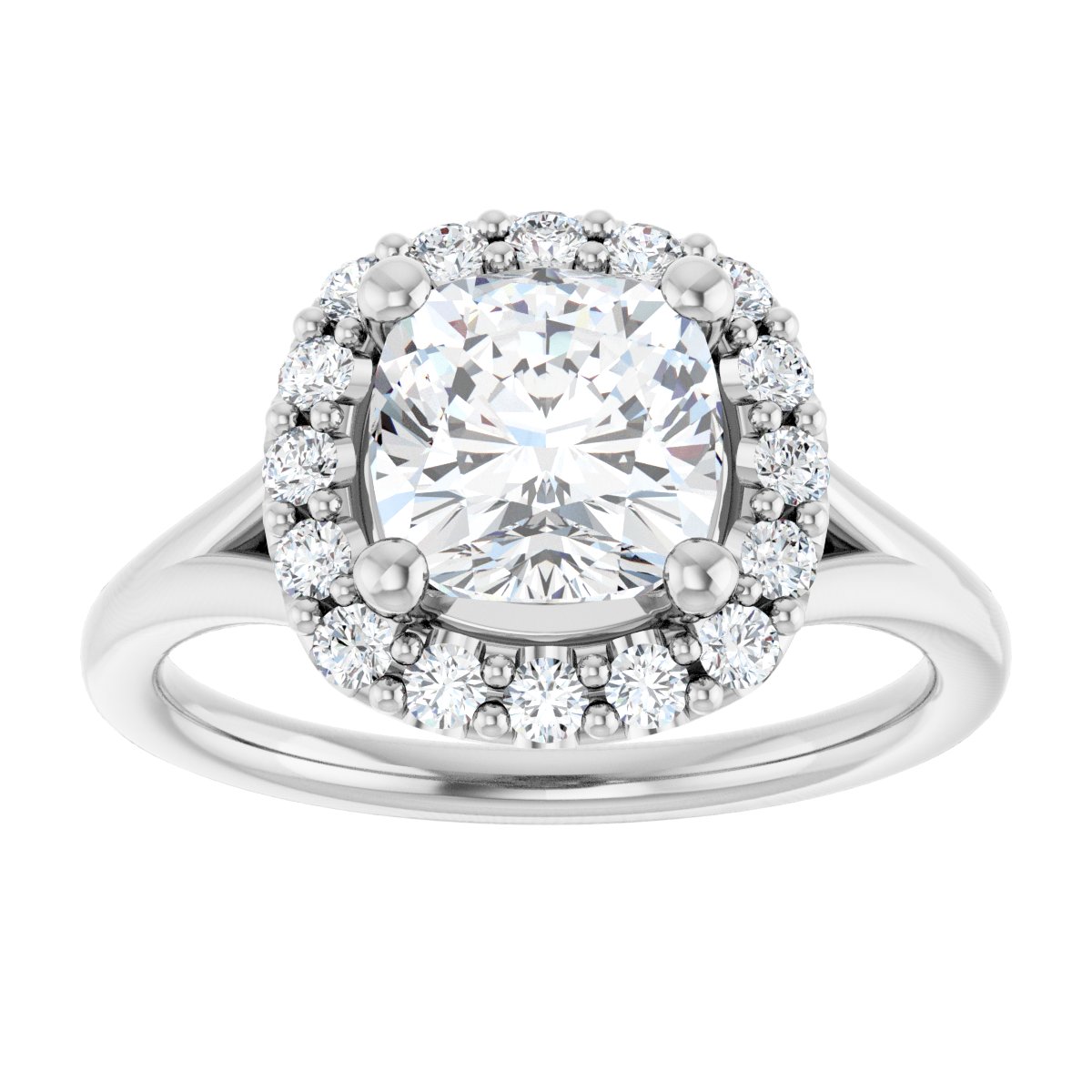 Halo-Style Engagement Ring