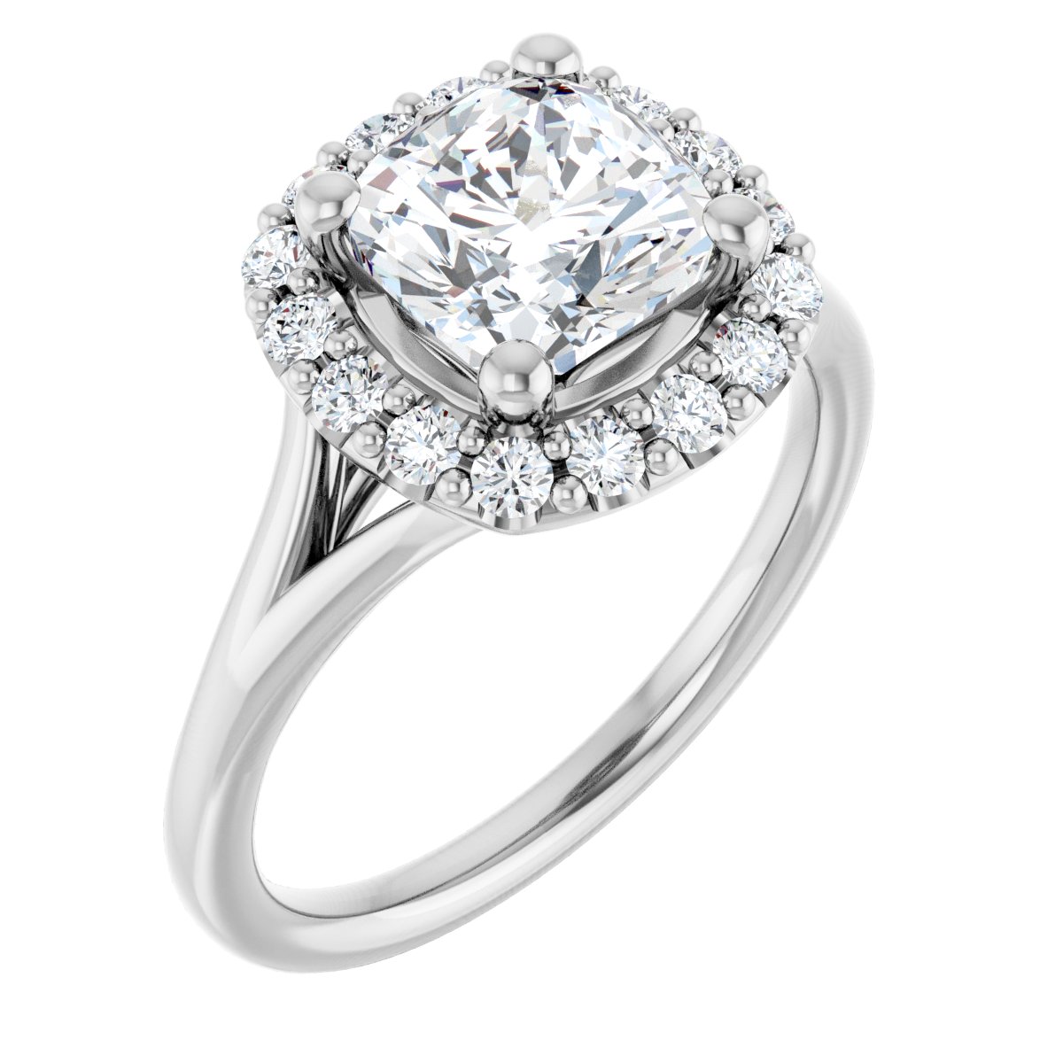 Halo-Style Engagement Ring