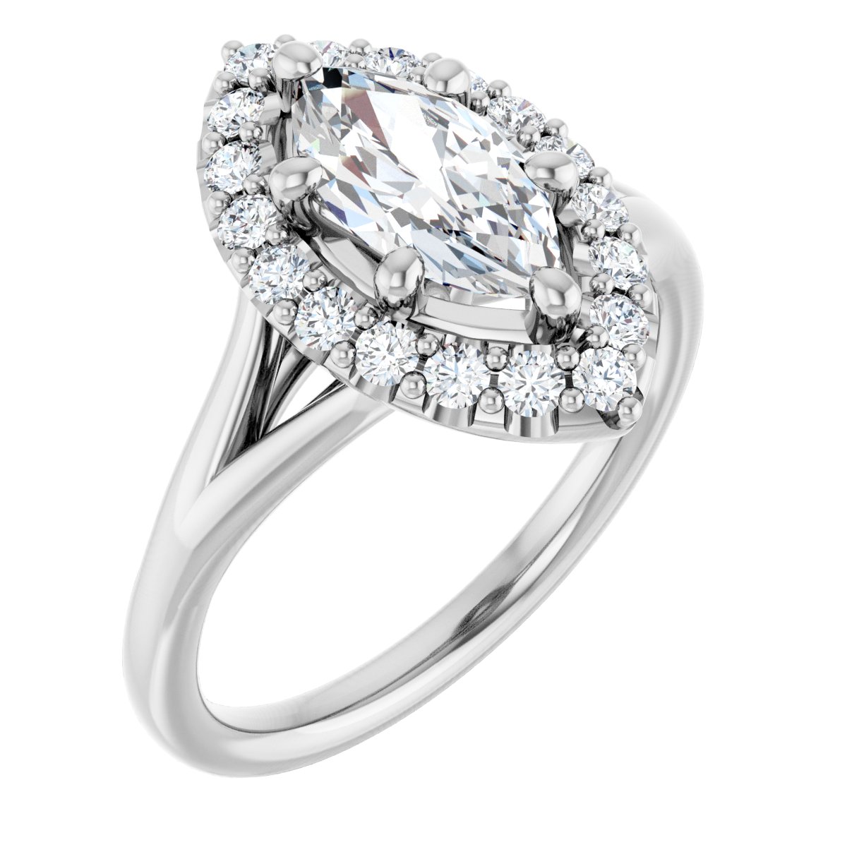 Halo-Style Engagement Ring