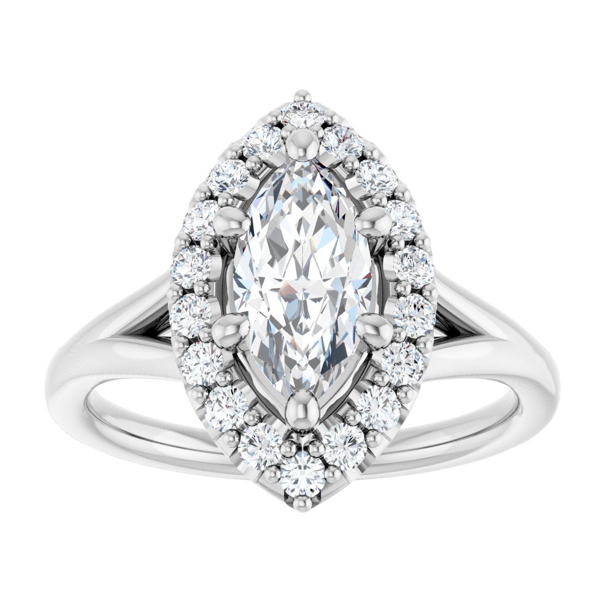 Halo-Style Engagement Ring