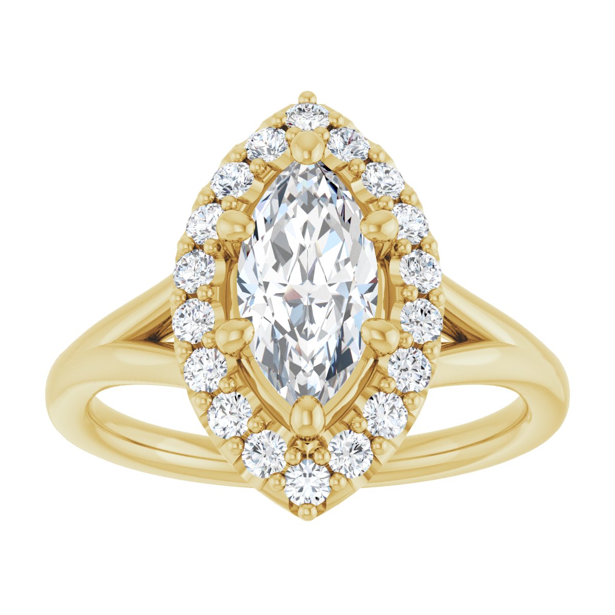 Halo-Style Engagement Ring