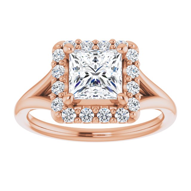 Halo-Style Engagement Ring