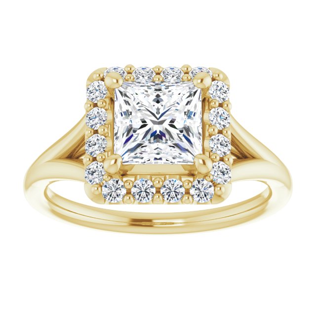 Halo-Style Engagement Ring