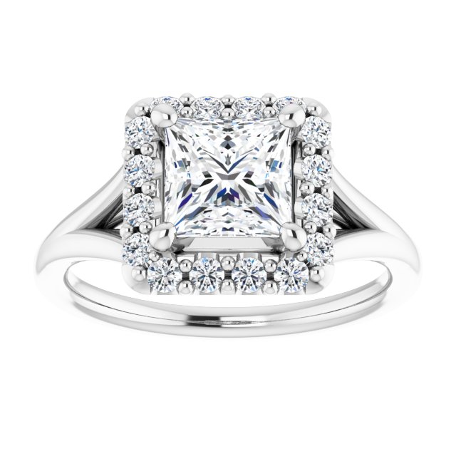 Halo-Style Engagement Ring