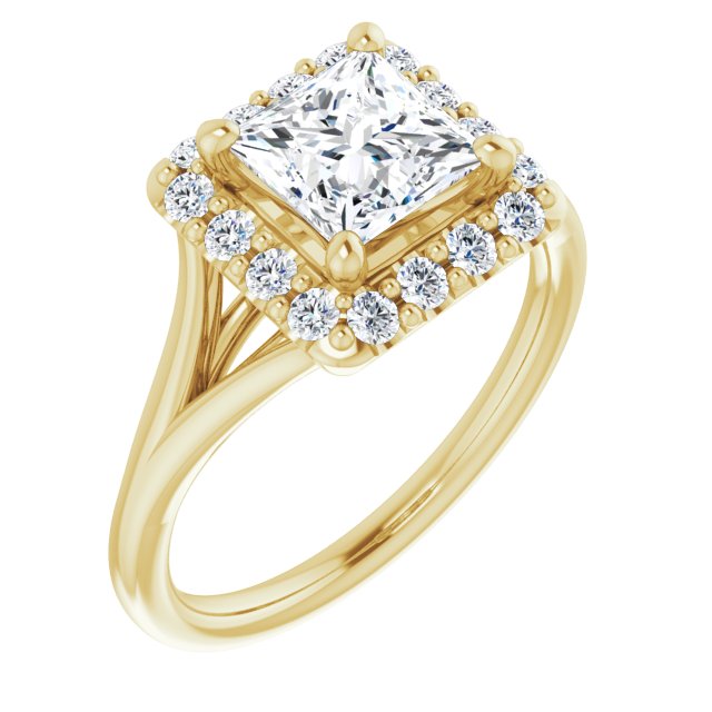 Halo-Style Engagement Ring