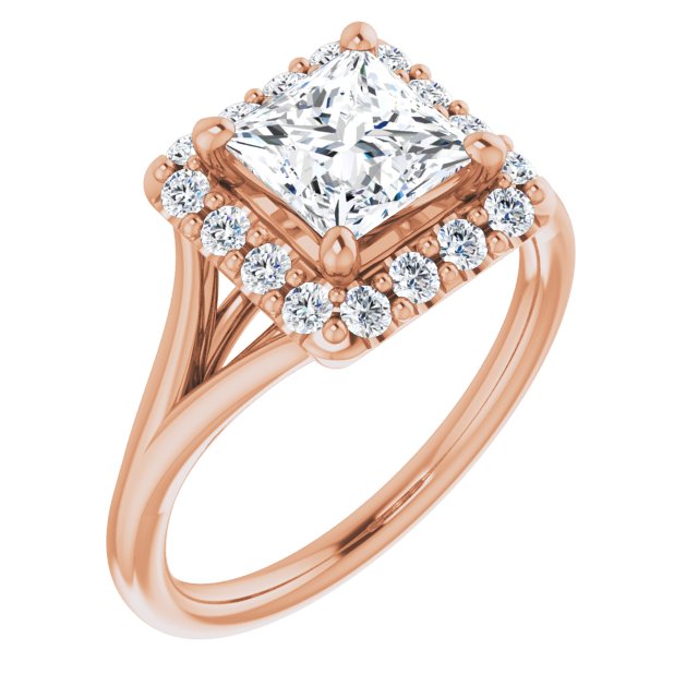 Halo-Style Engagement Ring