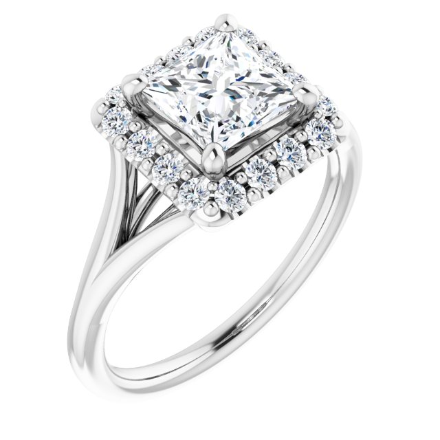 Halo-Style Engagement Ring