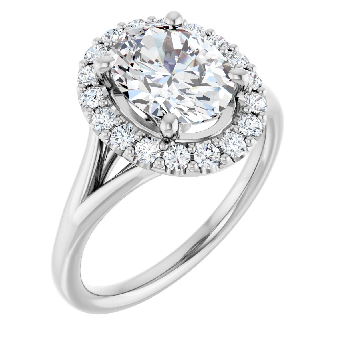 Halo-Style Engagement Ring