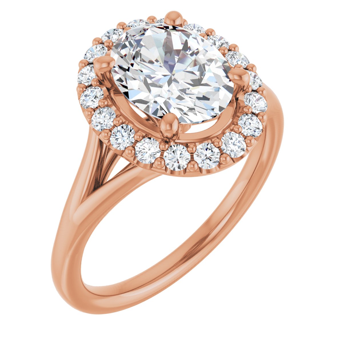 Halo-Style Engagement Ring