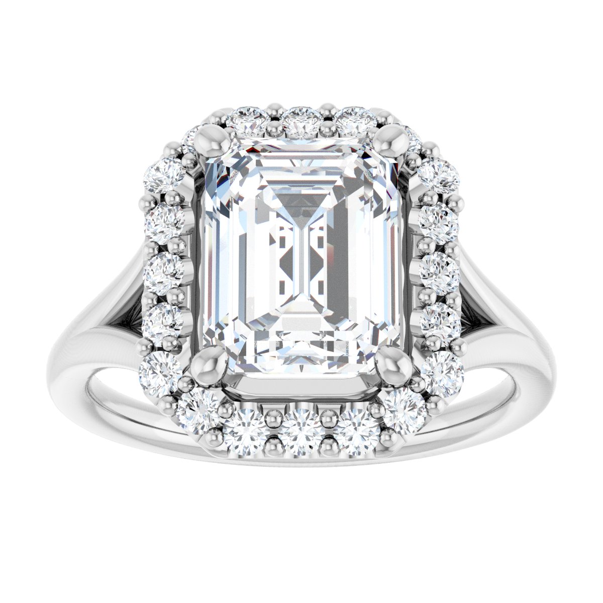 Halo-Style Engagement Ring