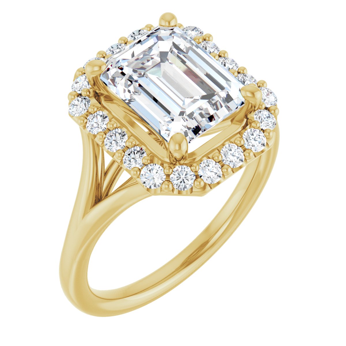 Halo-Style Engagement Ring