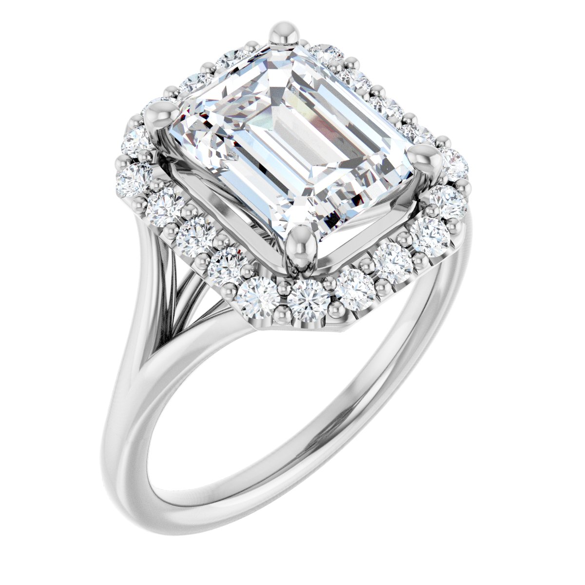 Halo-Style Engagement Ring