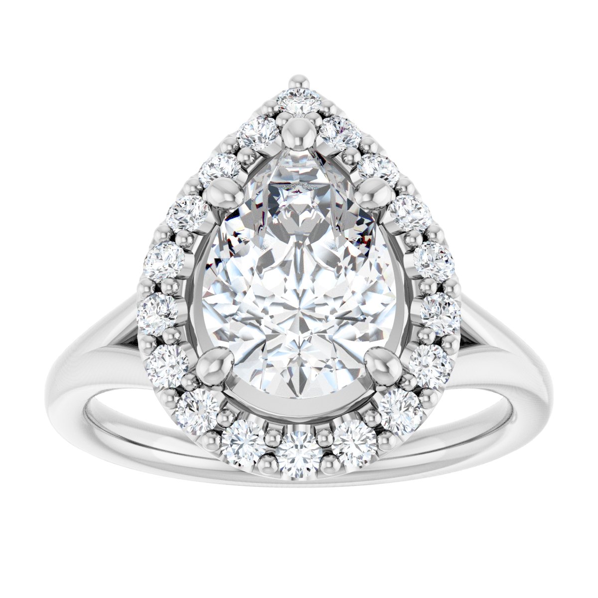 Halo-Style Engagement Ring