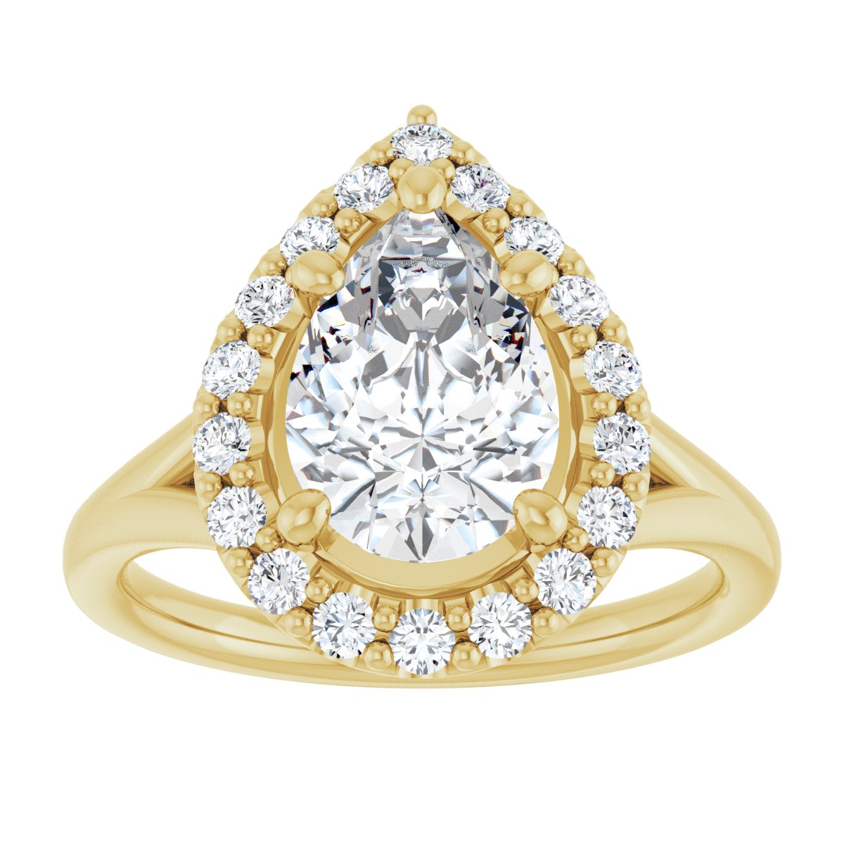 Halo-Style Engagement Ring