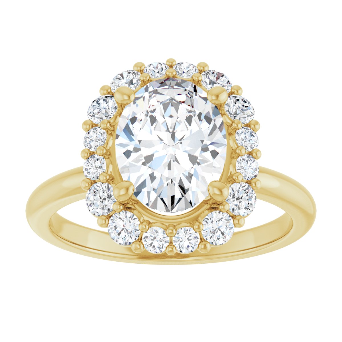 Halo-Style Engagement Ring